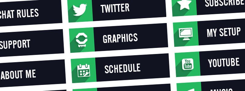 how to set up panels on twitch