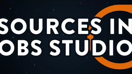 Sources in OBS Studio