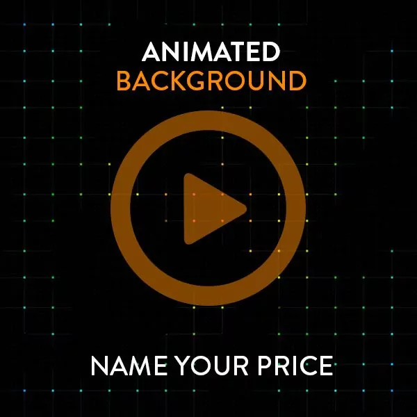 Looping Animated Background - Black Grid - Main Image