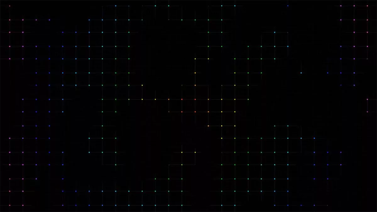 Looping Animated Background - Black Grid - Image #1