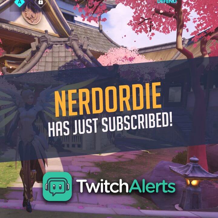 Custom Overwatch Themed Animated Alerts for StreamLabs - Main Image