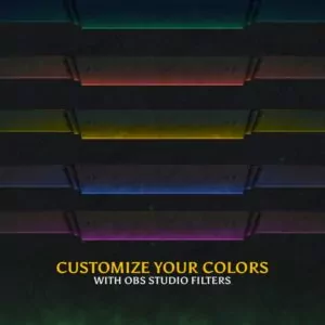 Multiple Colors via OBS Studio