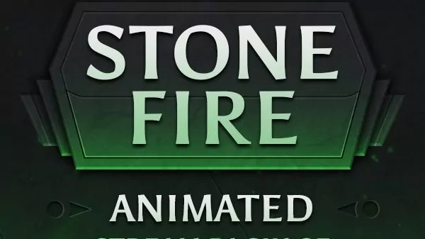 Stone Fire Animated Stream Package