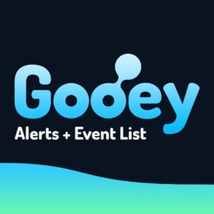 Gooey event list and alerts