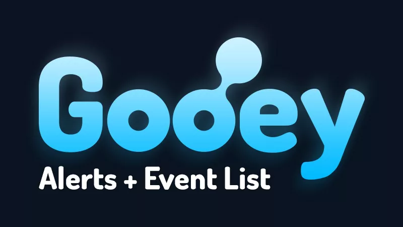 Gooey Alerts and Event List