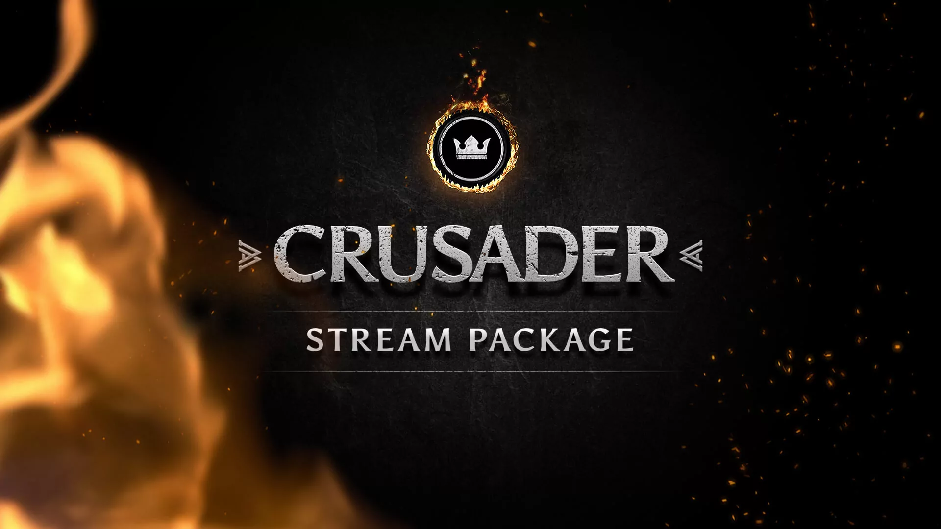 Crusader - Fantasy Themed Streamer Package