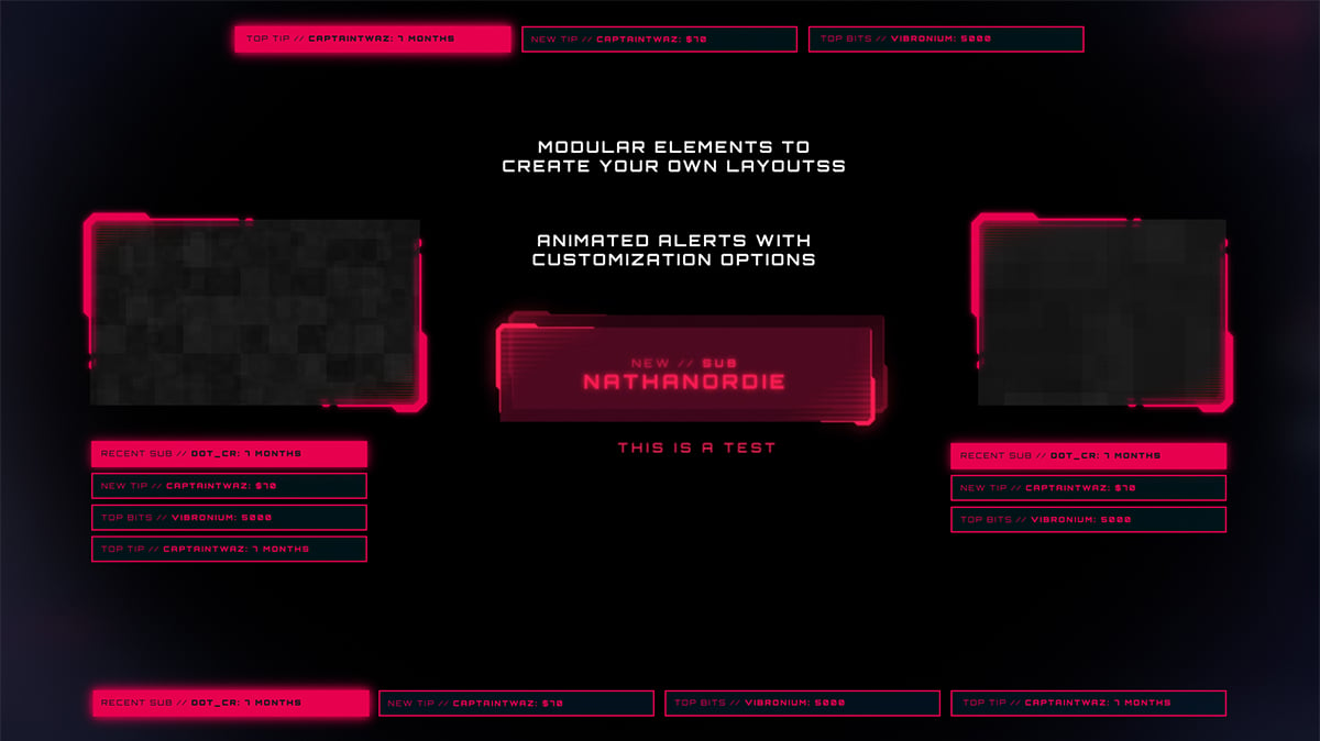 Nerd or Die : RetroWave - Current Stream Overlay 