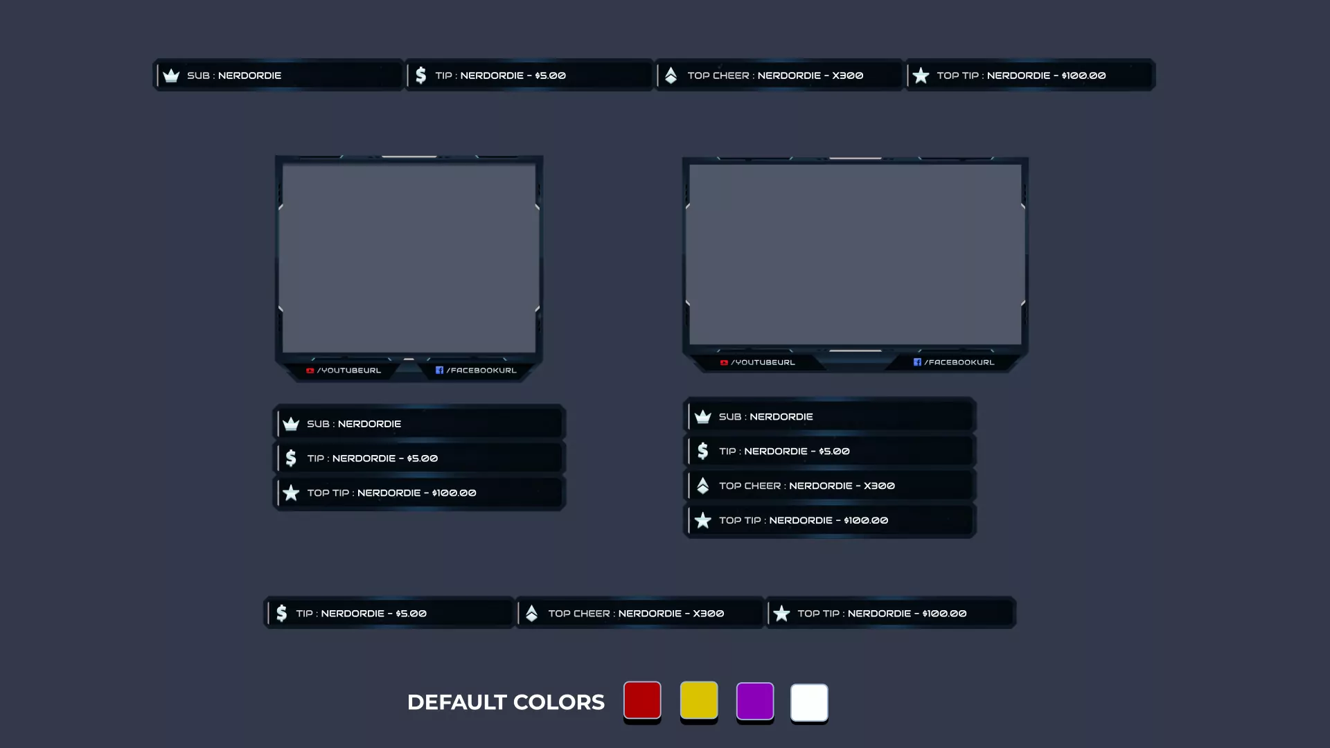 Stealth Overlay Examples