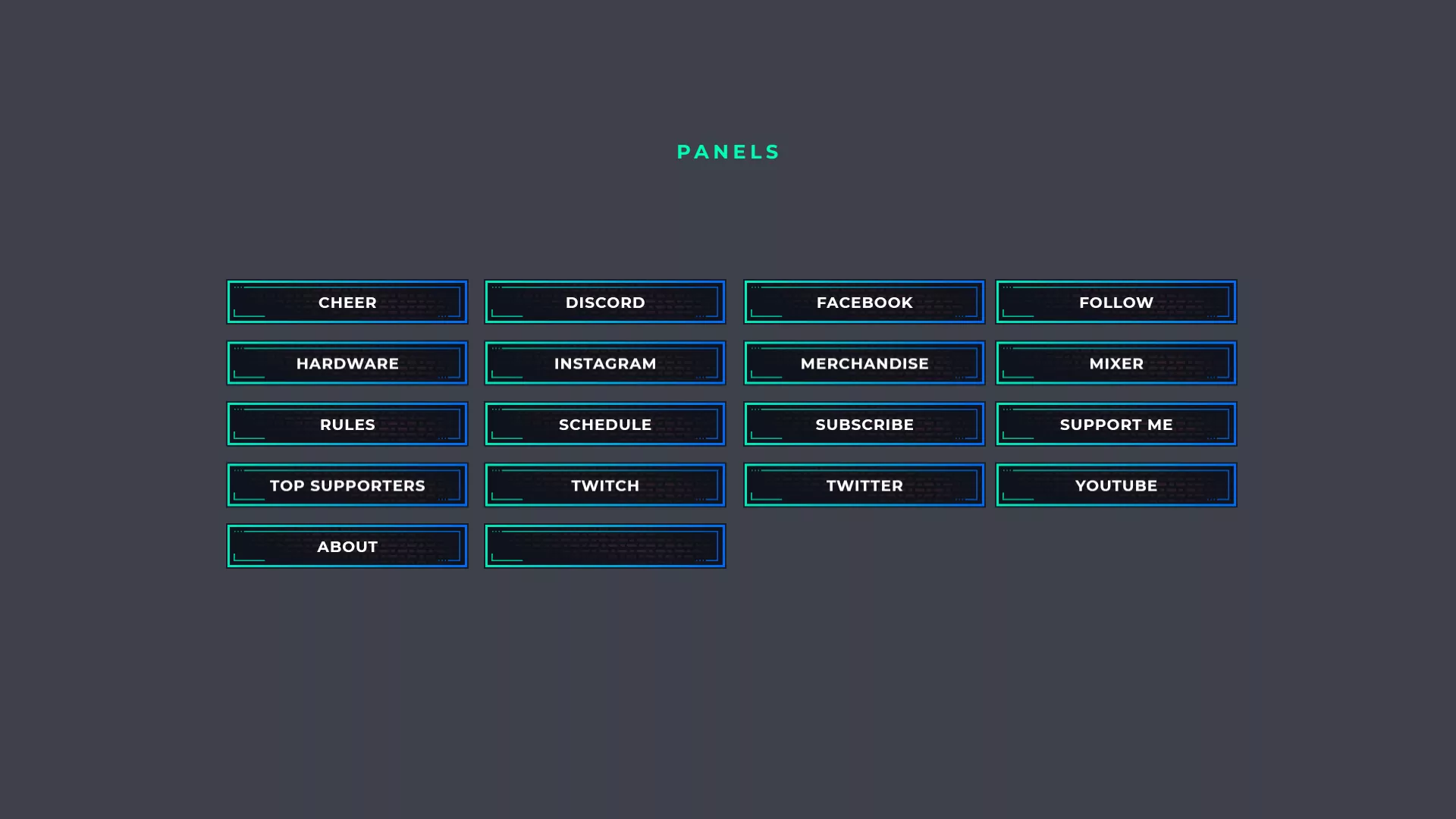 Borderline Twitch and Mixer Panels