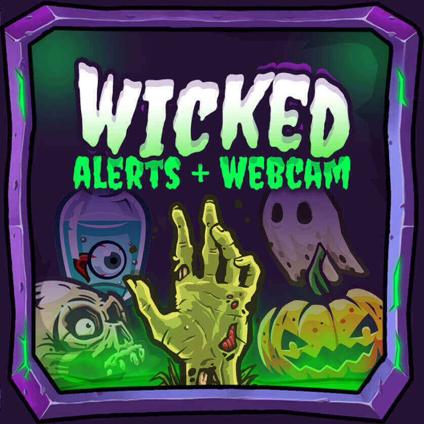 Wicked - Free Halloween Overlay and Alerts