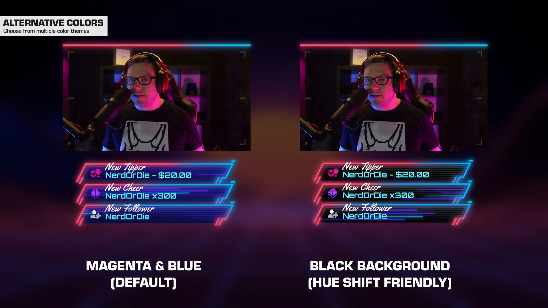 Synthwave Color Options 1B