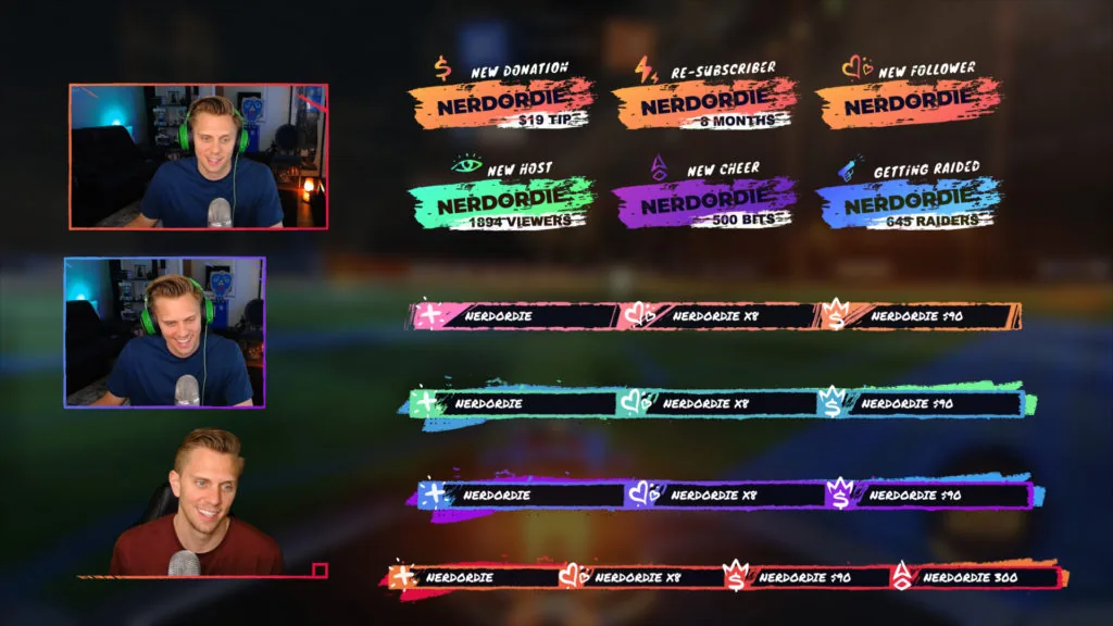 Streaming Software for Twitch: 3 Amazing Options 12 overdrive overview twitch facebook youtube overlay B