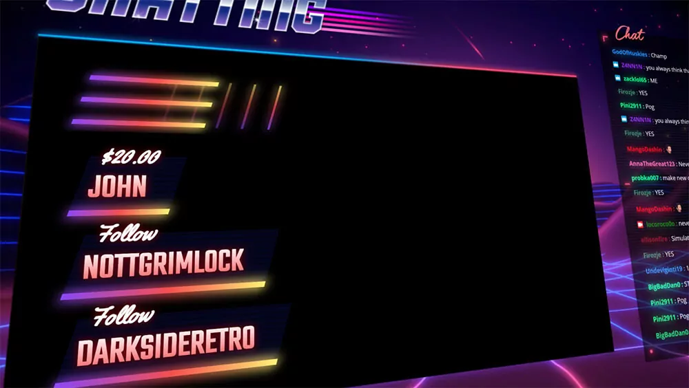 Synthwave - Stream Package - Video