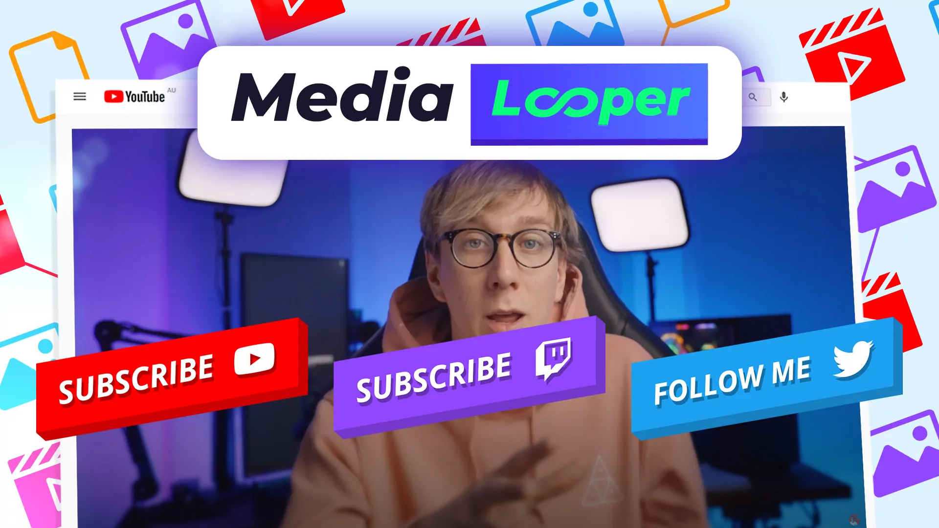 Media Looper - Free tool for live streamers
