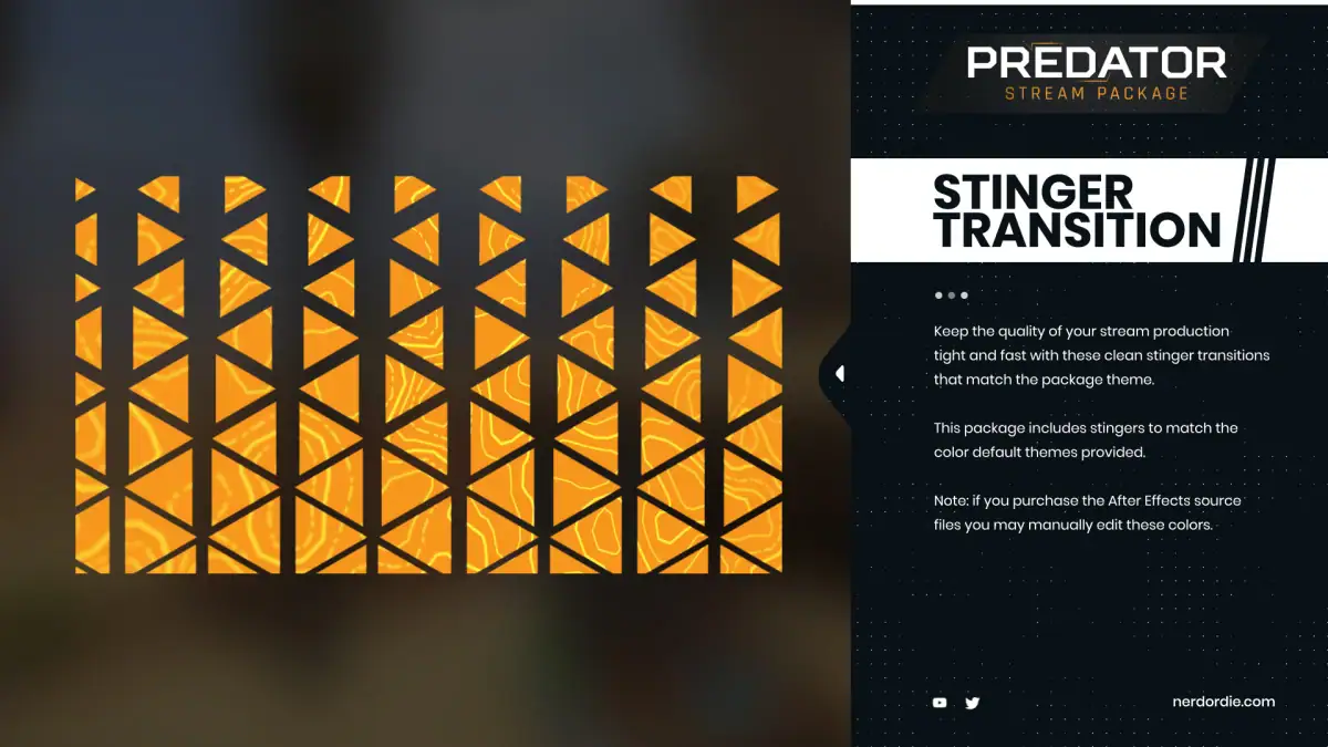 Predator Stream Package - Stinger