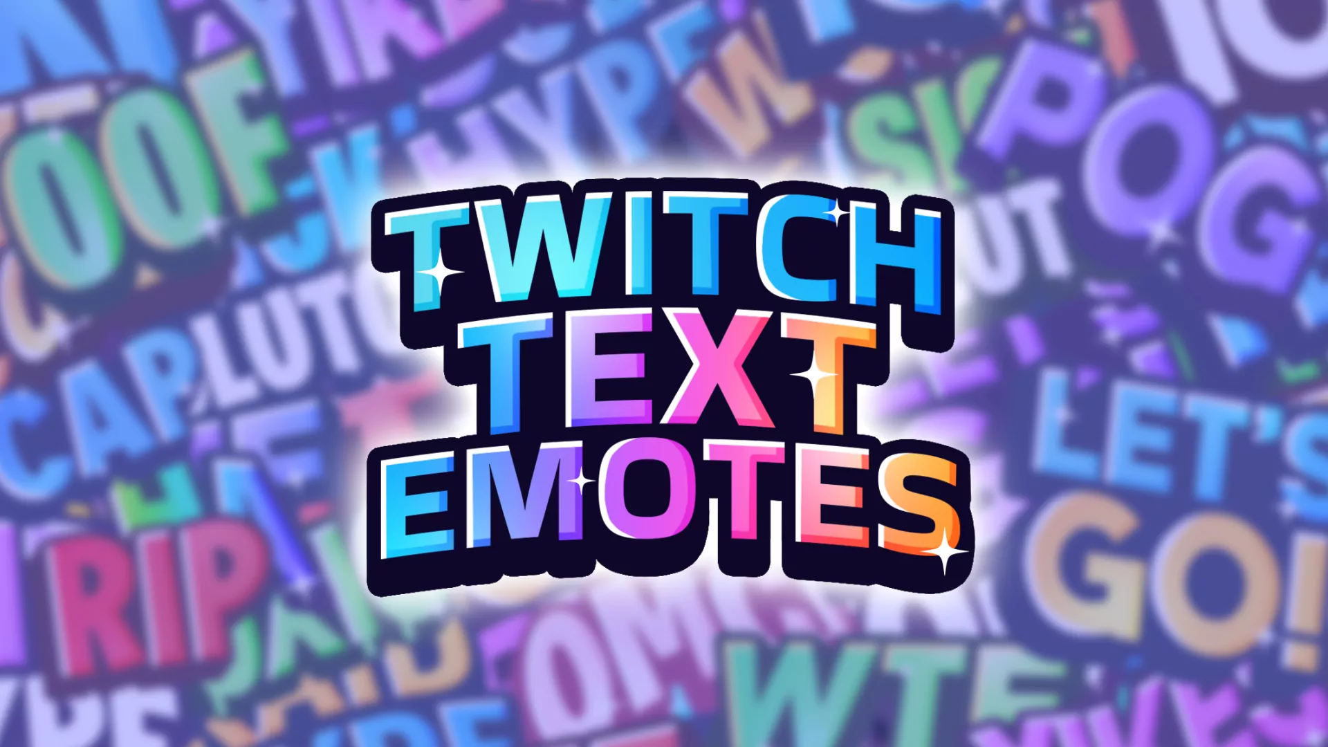 Twitch Text Emotes
