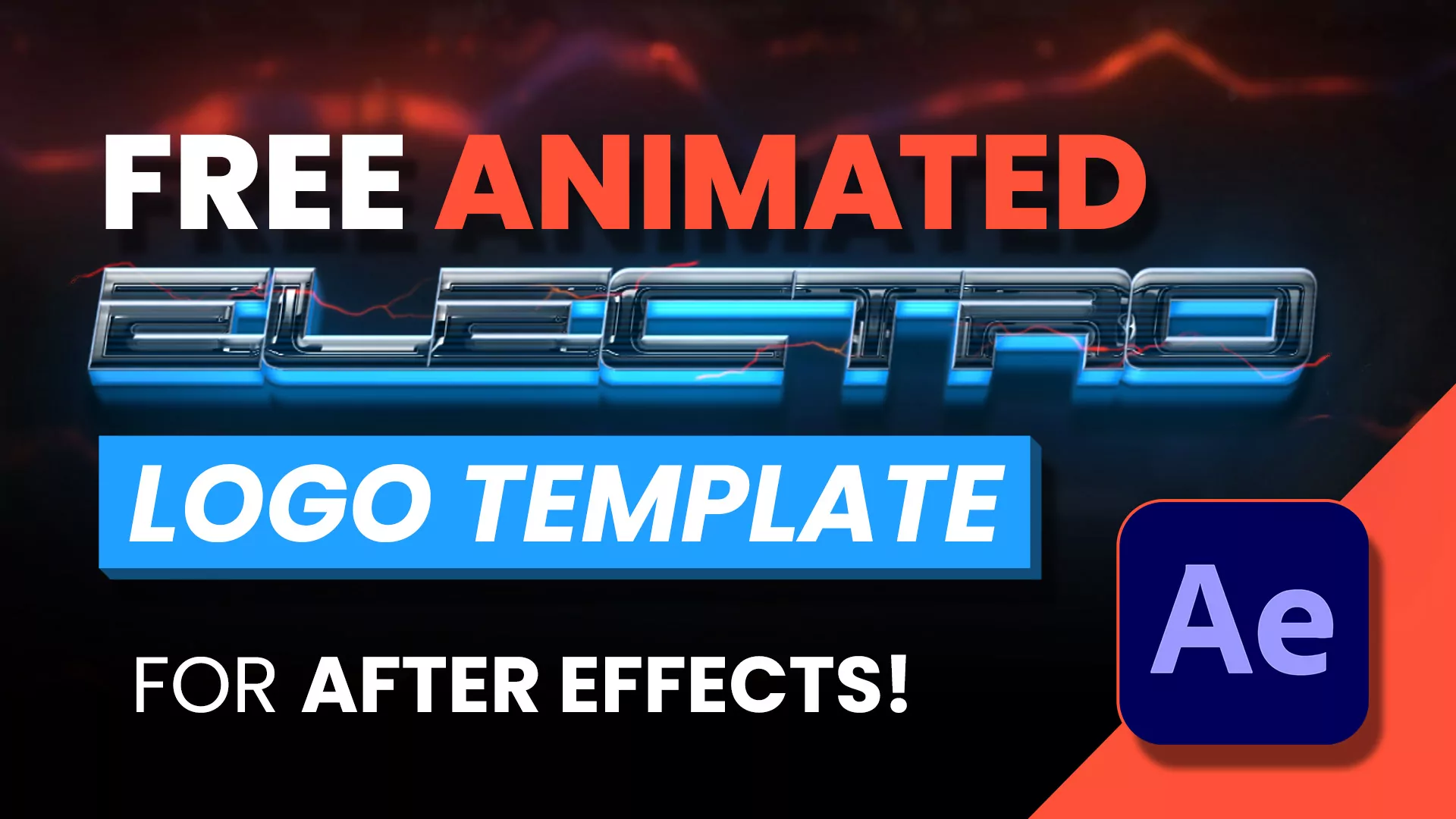 Animated Electro Text - After Effects Template - Preview