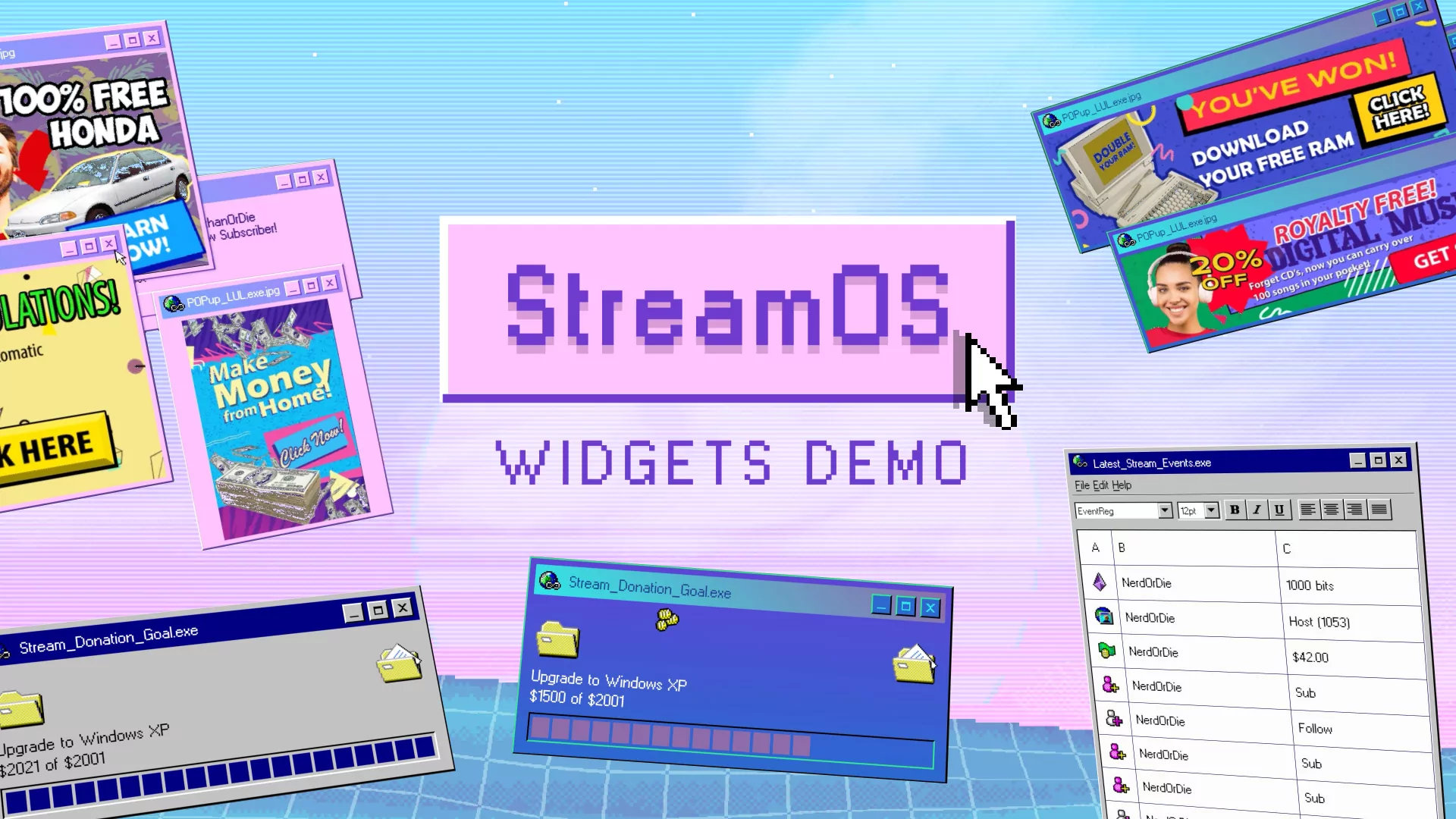 StreamOS Widgets Demo