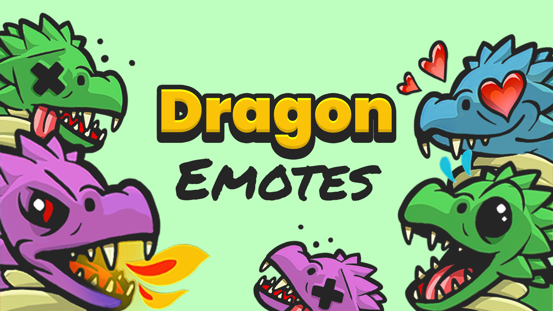 Drachen Twitch Emotes