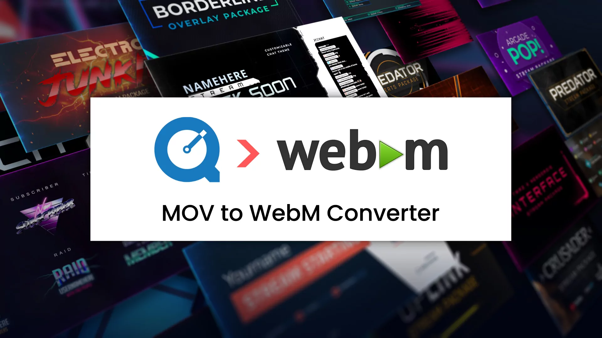 MOV to WebM Converter - Main Image
