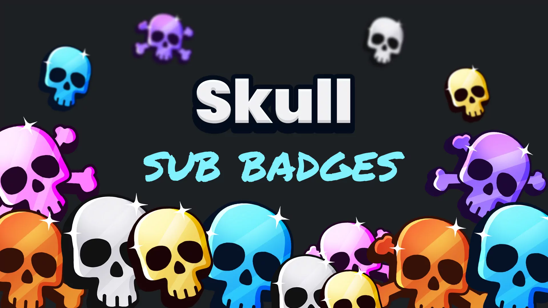 Skull Twitch Sub Badge Thumbnail