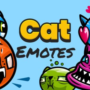 Cat Twitch Emotes Thumbnail