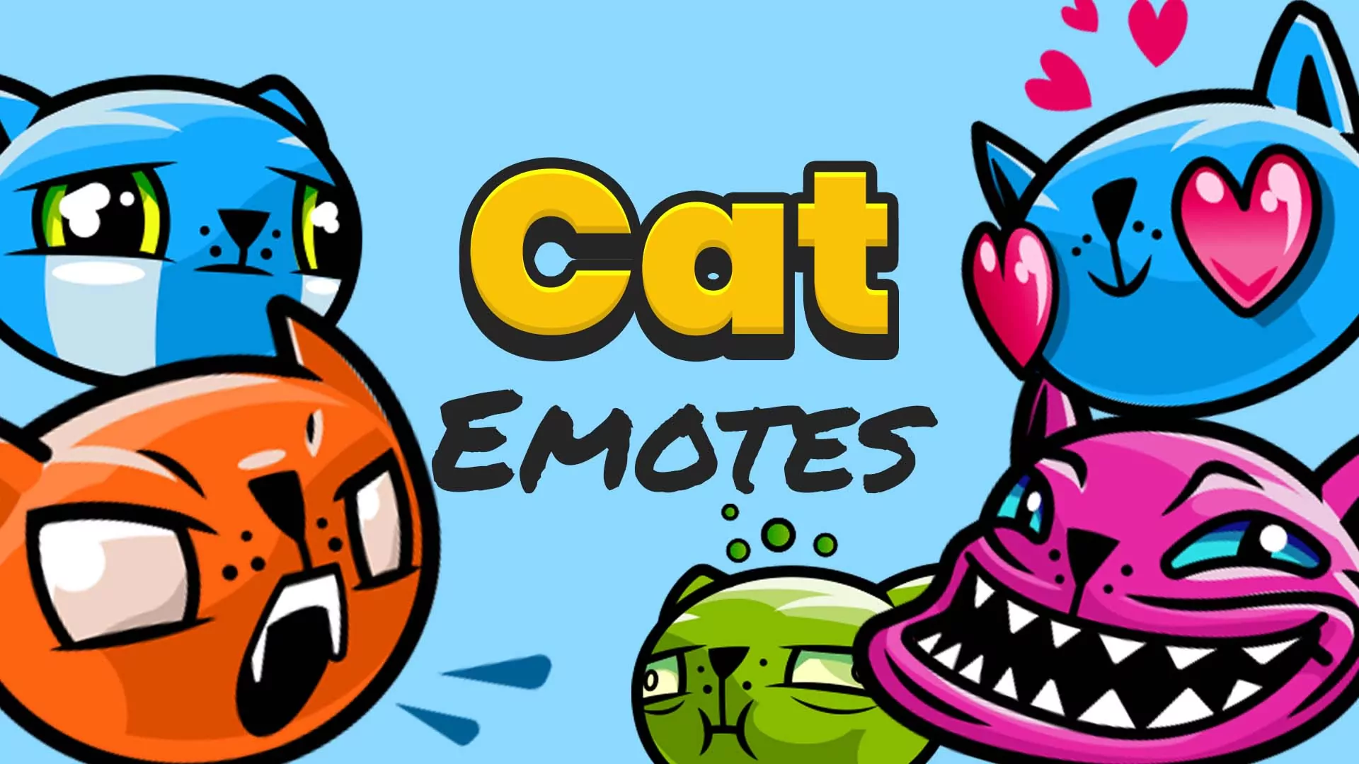 Cat Twitch Emotes Thumbnail