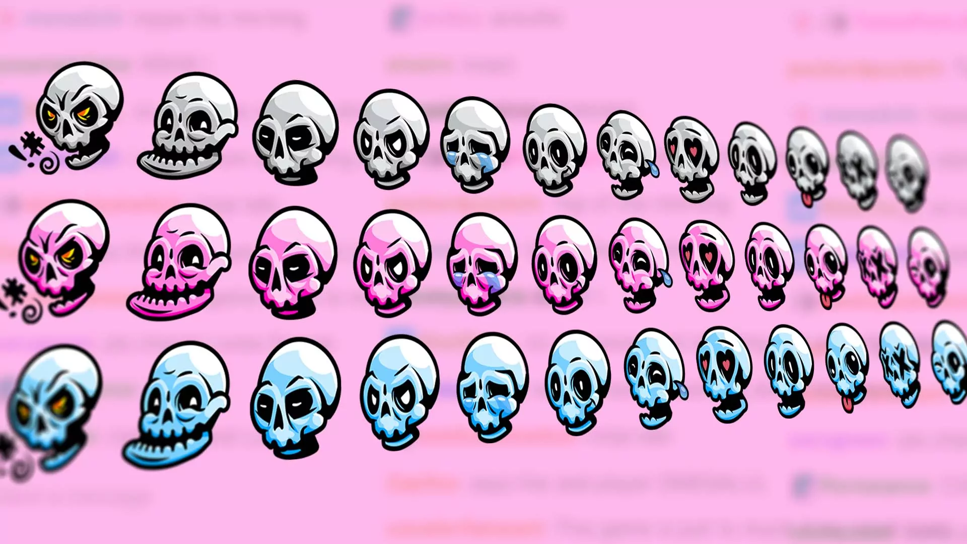 Skull Twitch Emotes Example 1