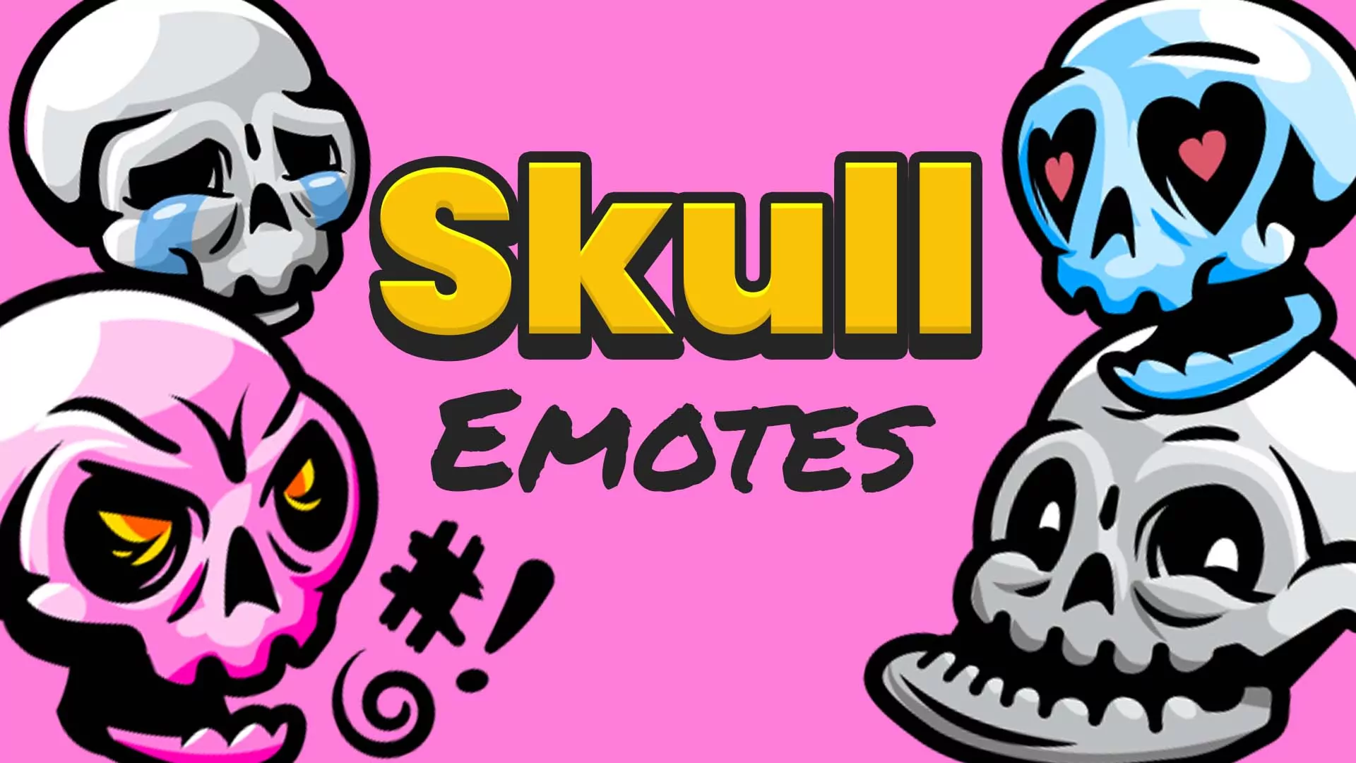 Skull Twitch Emotes Thumbnail