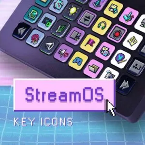 StreamOS Elgato Stream Deck Key Icons Free