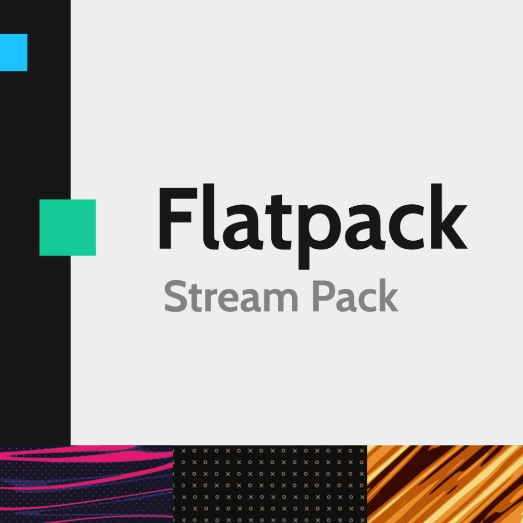 Flatpack - Minimalist Overlay & Widgets Live Stream Design