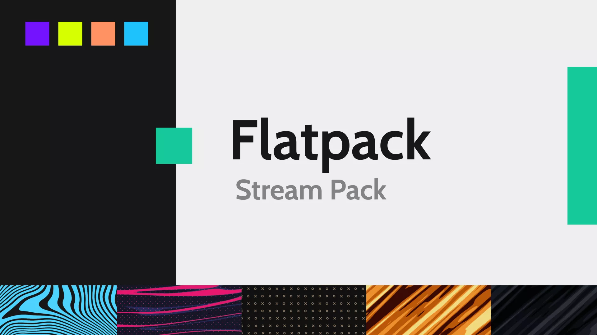 paquete flatpack minimalista transmisión