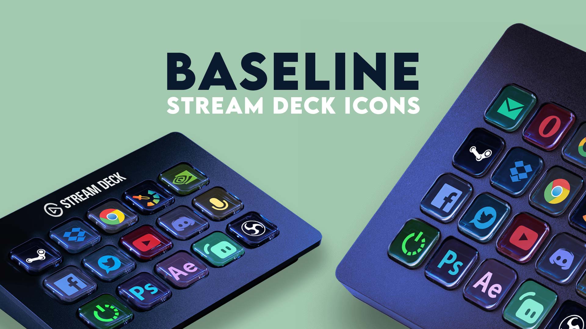 Baseline - Stream Deck and Touch Portal Key Icons - Main Image