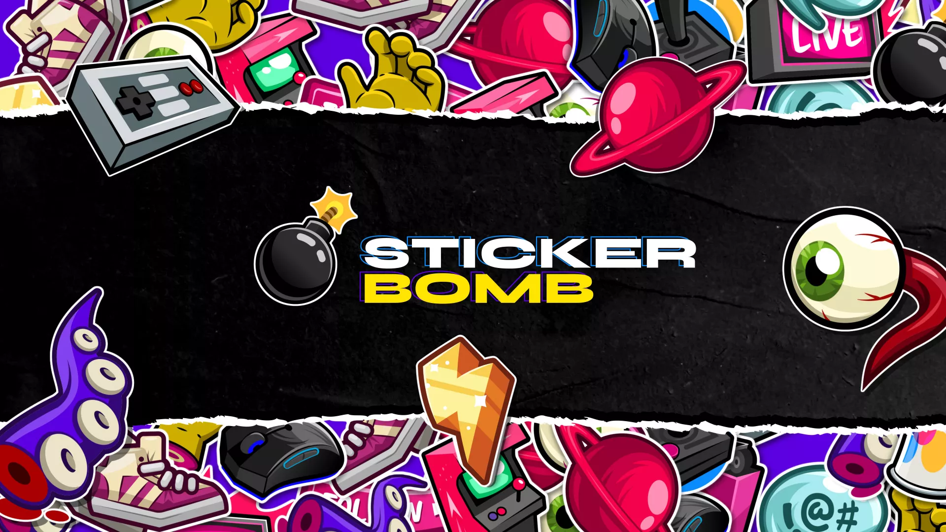 Sticker Bomb - Stream Pack - Main Image
