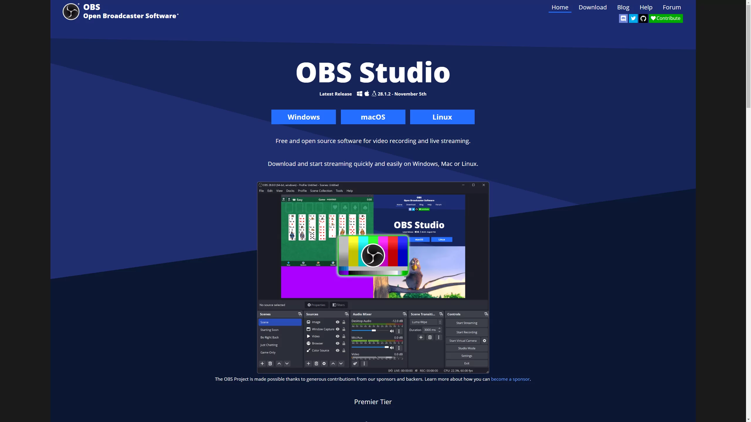 Download OBS Studio