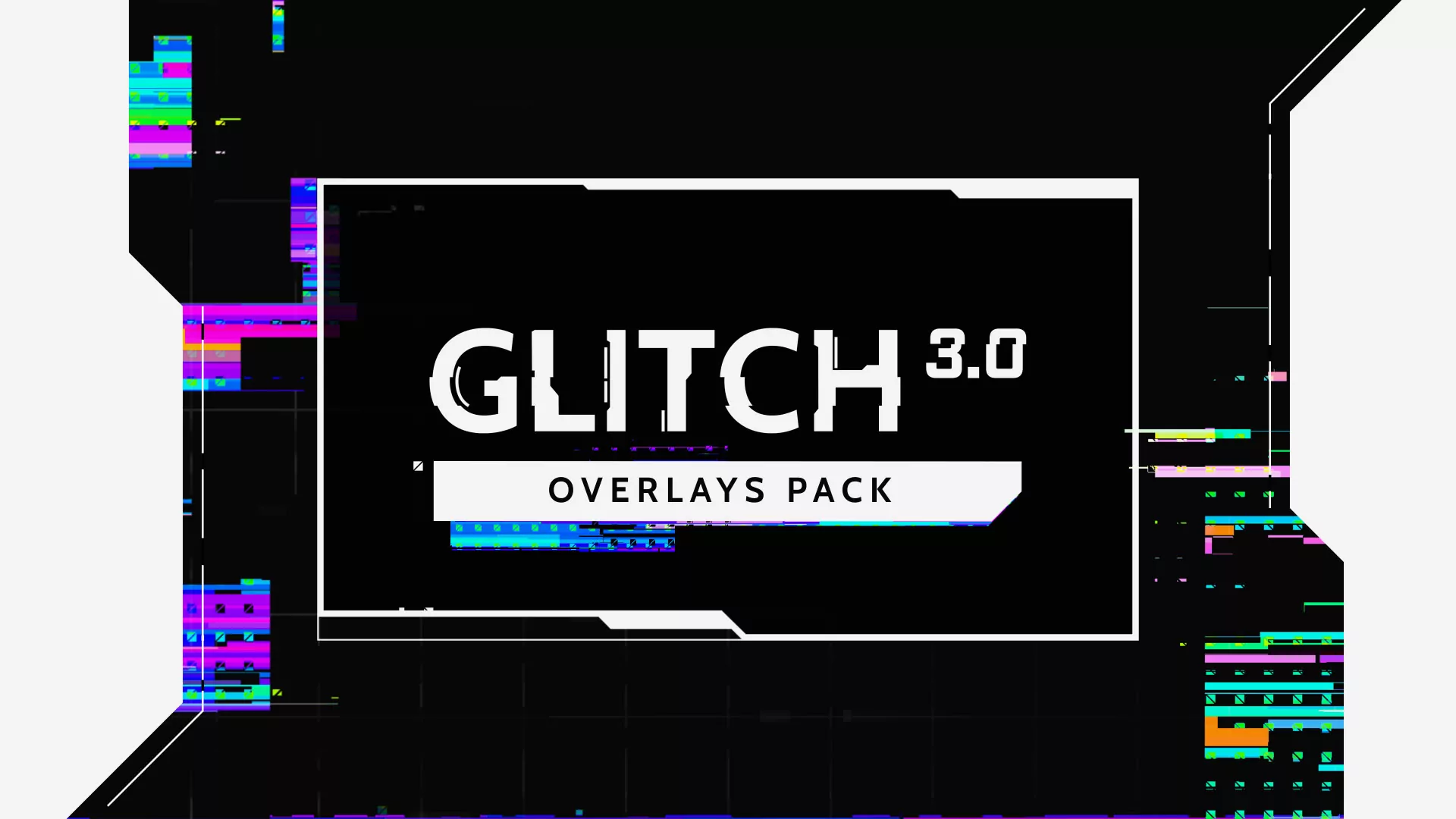 Glitch 3 - Overlays Pack - Main Image