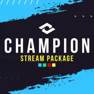 Champion E-Sports Twitch and YouTube Stream Package