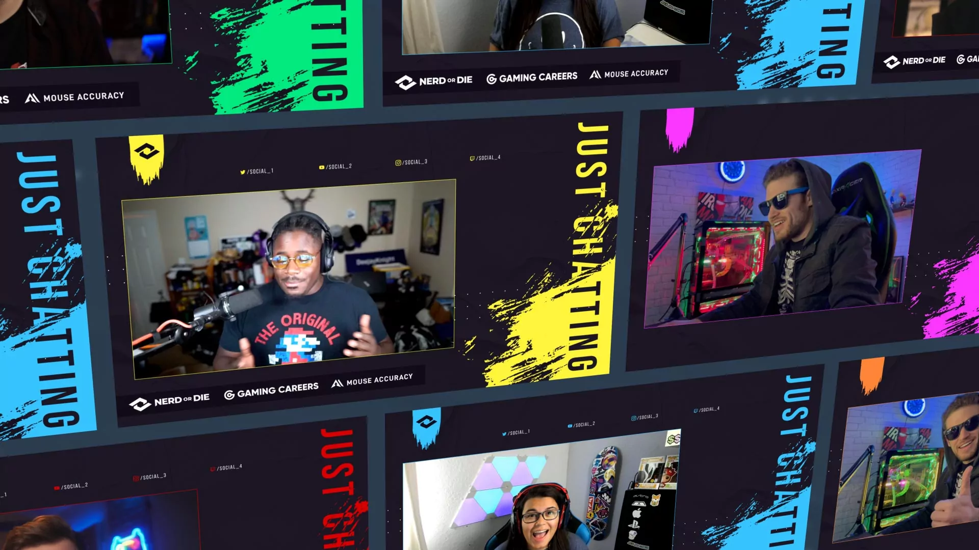 Nerd or Die - Twitch Overlay Templates & Alerts for Live Streamers
