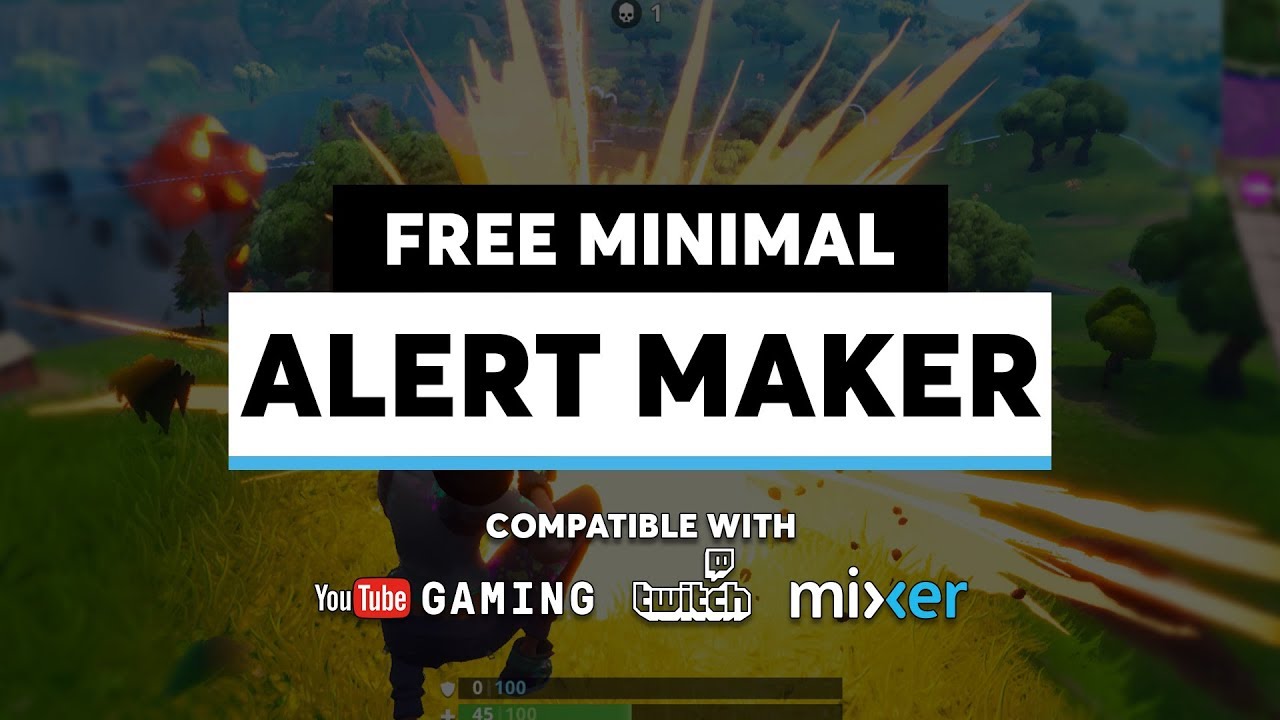 Free Minimal Alert Maker - Streamlabs