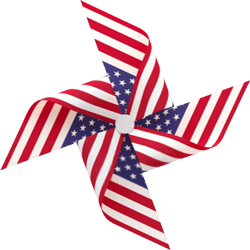 4th july pinwheel
