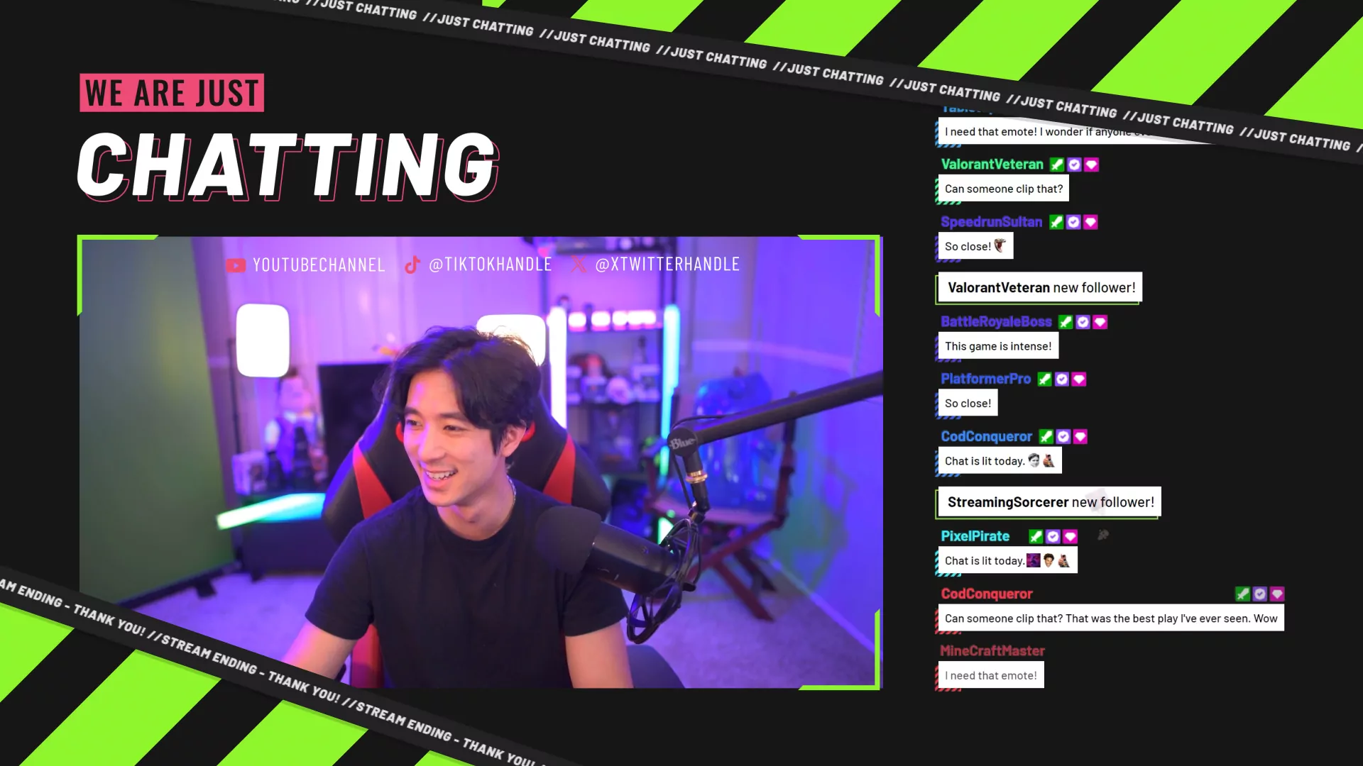 React Overlay Just Chatting