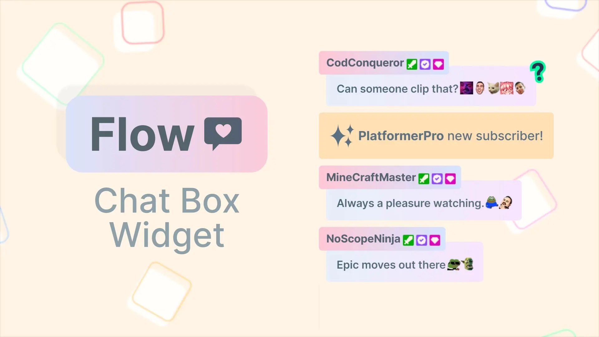 Flow - Chat Box - Preview
