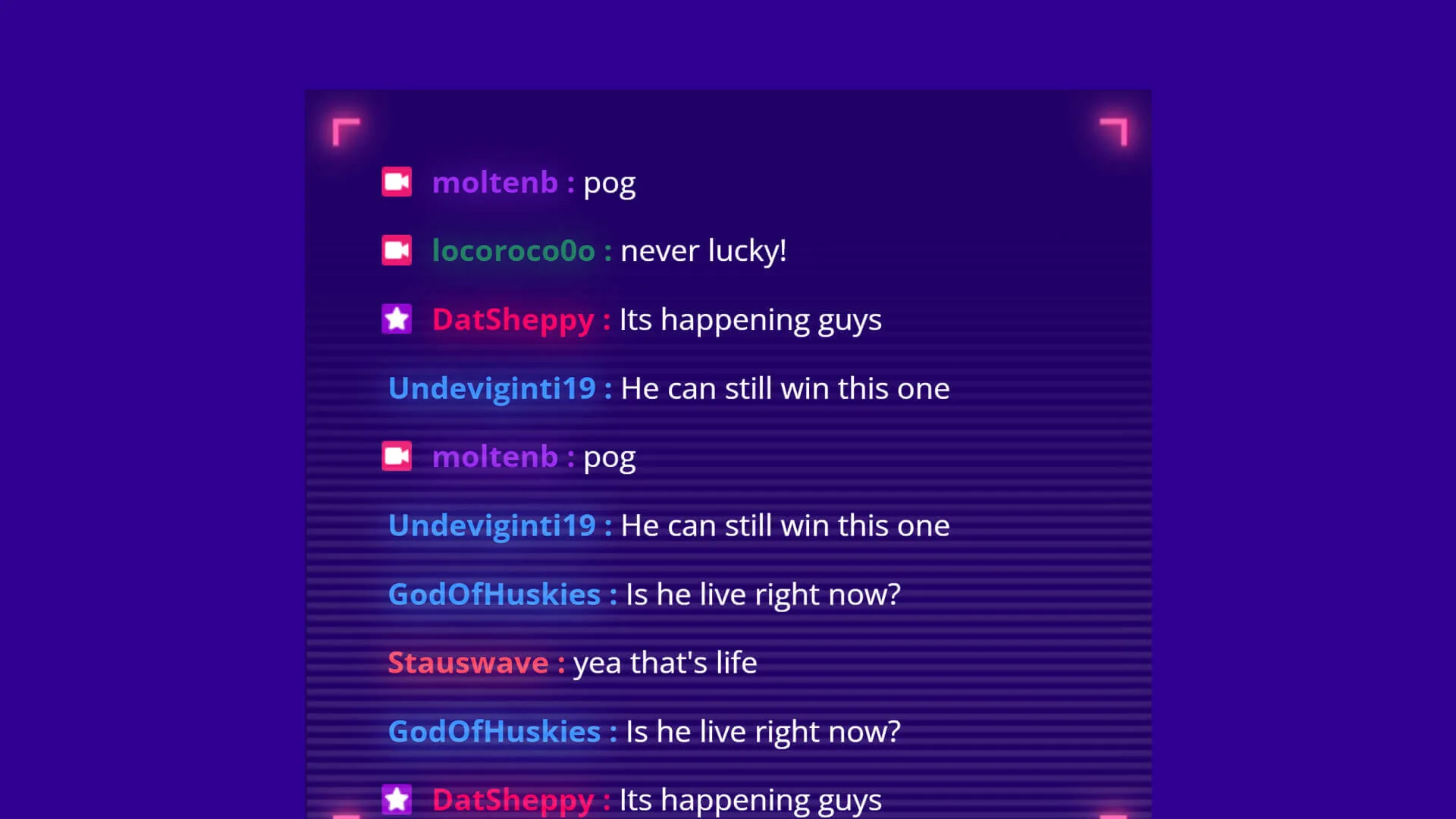 Synthwave Chatbox