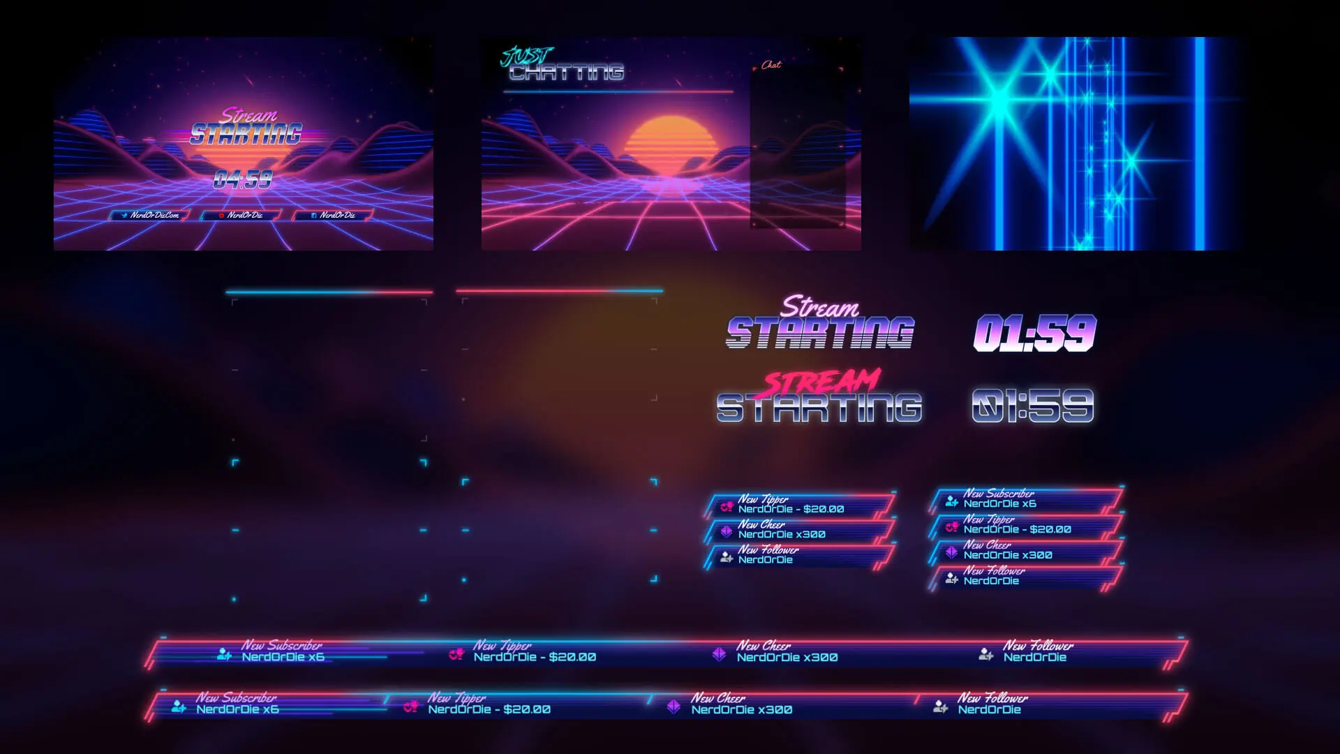 Synthwave - Overlays - Image #1