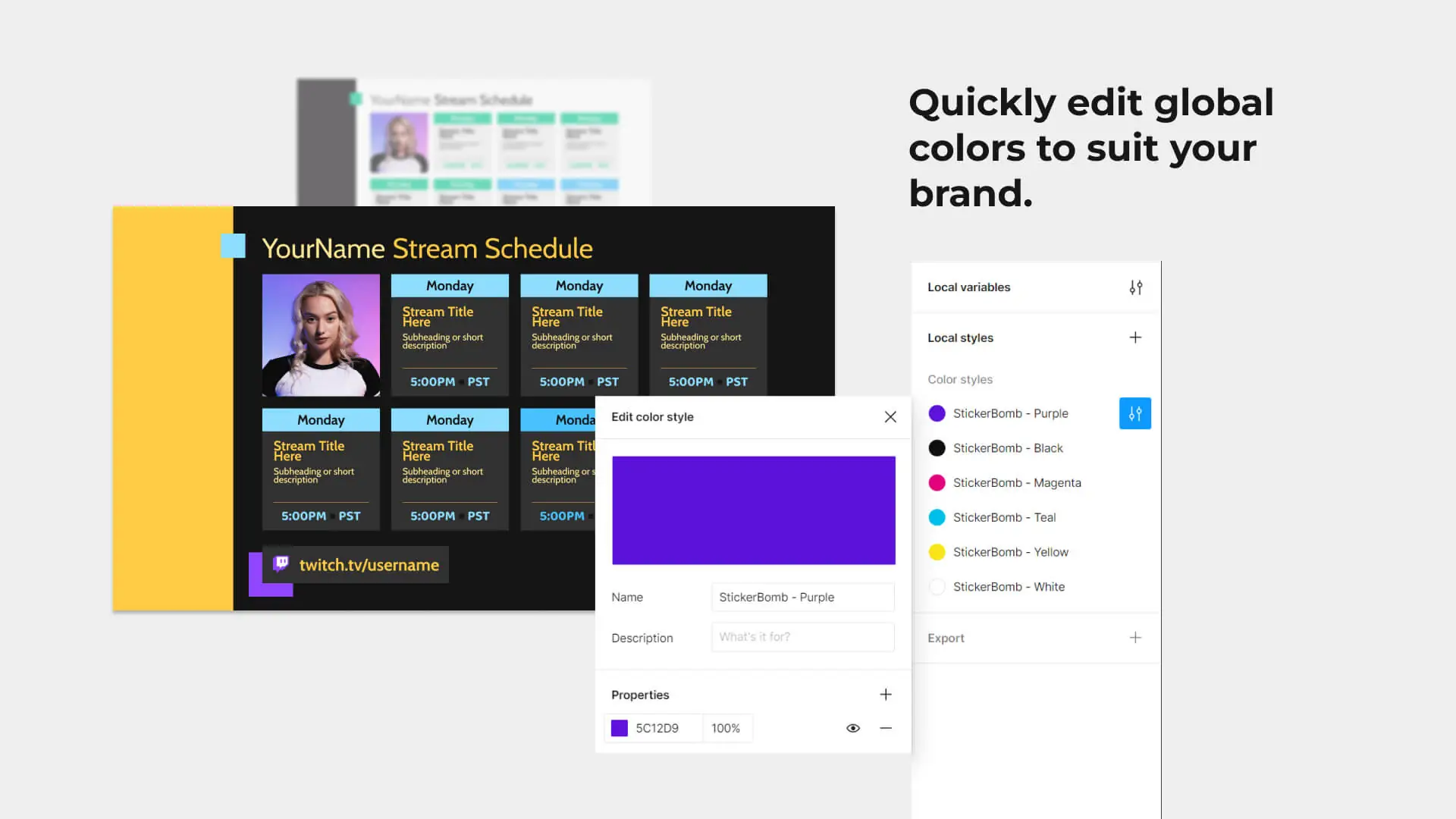 Social Media Kit - FlatPack - edit colors