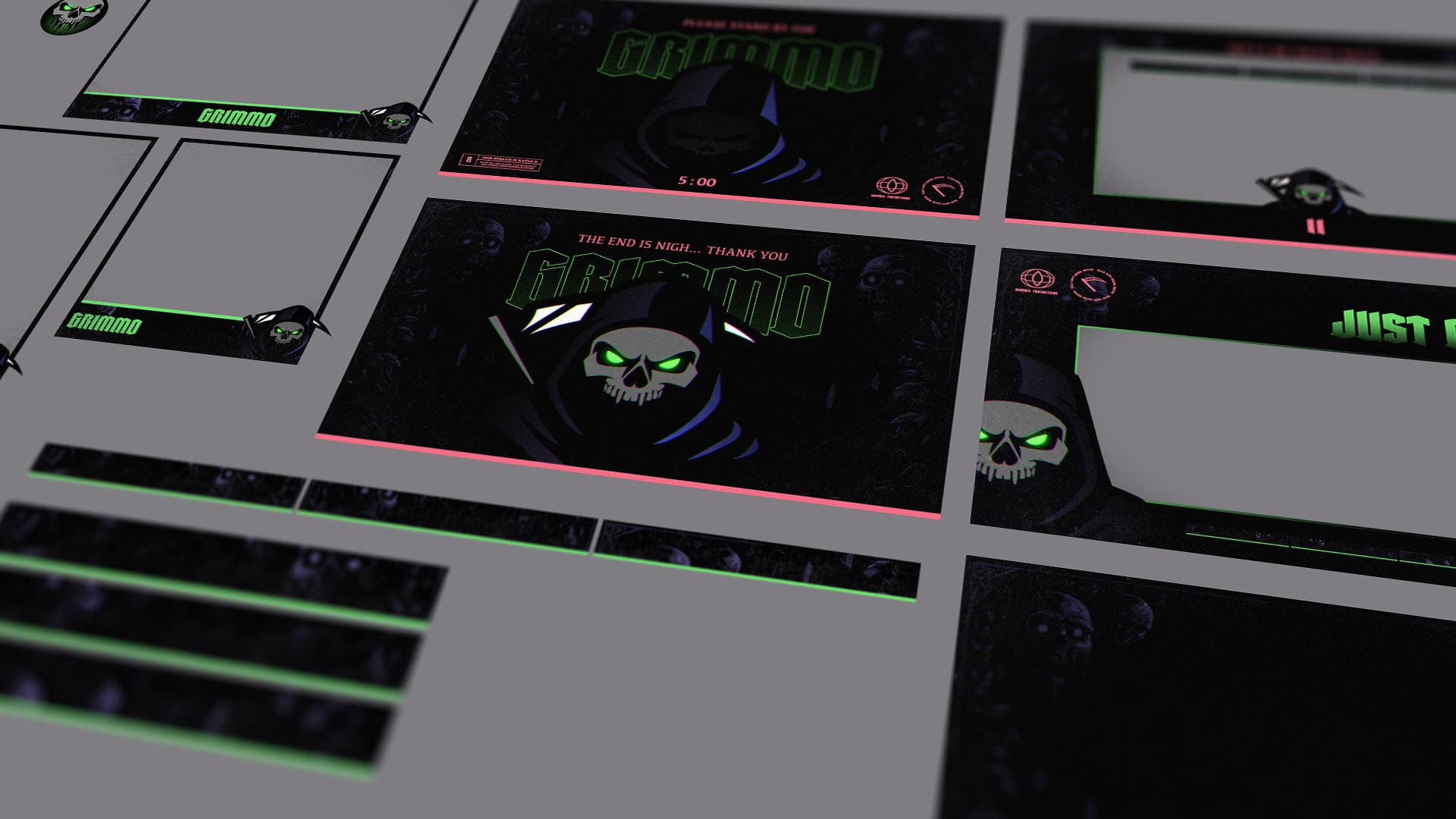 Grimmo Custom Twitch Stream Design