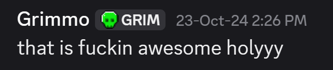 grimmo freakin awesome