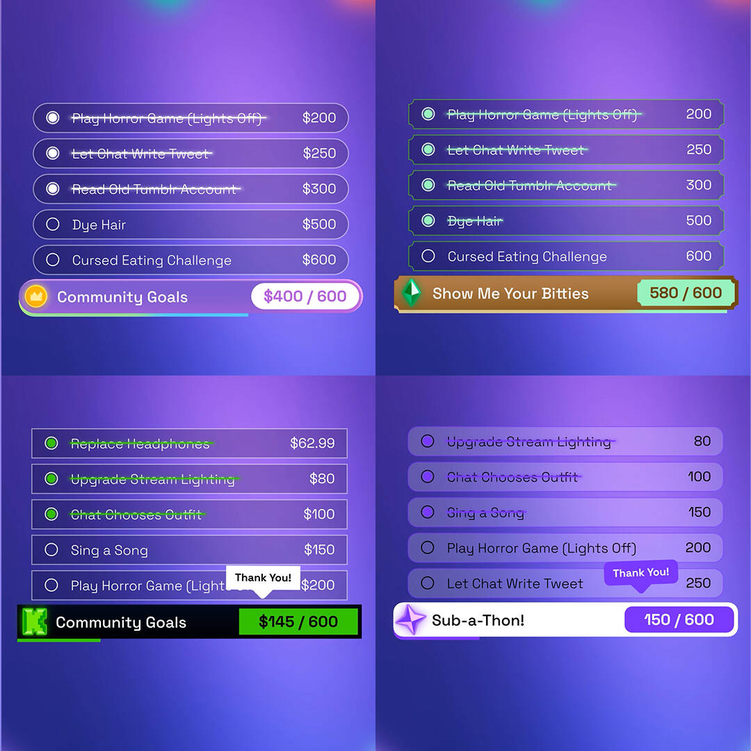 vibe goal customize example all uai