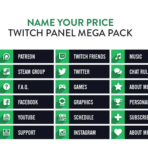 Twitch Panel Mega Pack - Main Image