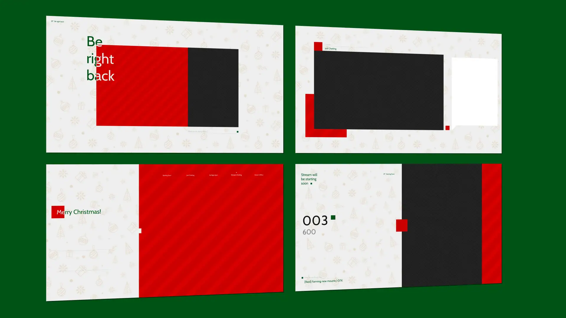 Flatpack Christmas Overlay - Video